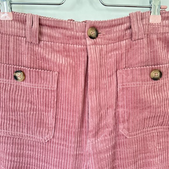 WYSE London - Falon Flare Jumbo Cord Trouser – Pink – Size 3 (8/M) - Picture 8 of 13